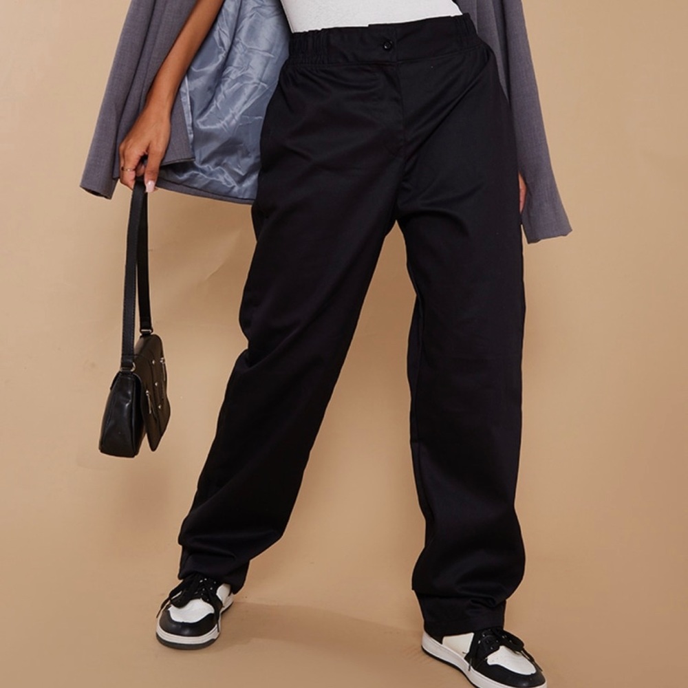 Black cargo pants